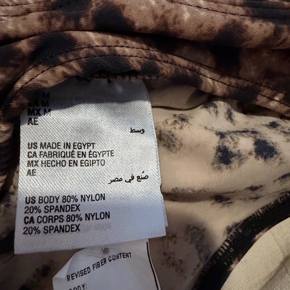 INC International Concepts Animal Print Swimwear - Picture 5 of 7